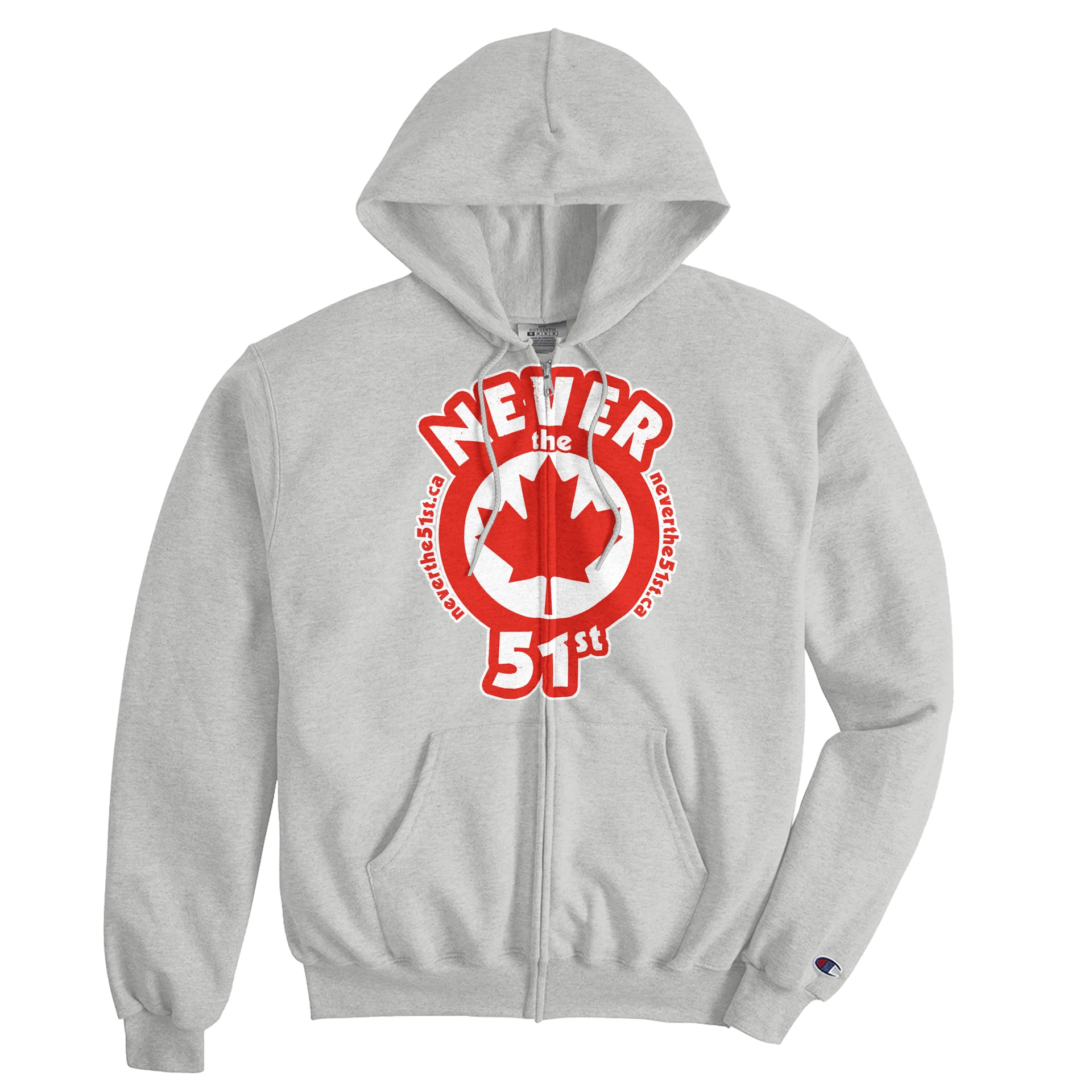Unisex Powerblend Zip Hoodie – Never the 51st Unisex Powerblend Zip Hoodie – Never the 51st