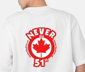 White T-shirt Wear Your Canadian Pride